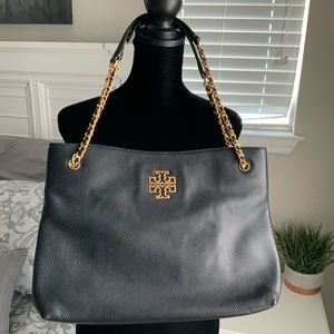 Tory Burch Britten Triple Compartment Tote Purse
